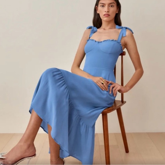 Nikita blue Midi dress - Picture 2 of 4